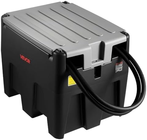 VEVOR Portable Diesel Tank, 58 Gallon Capacity & 10 GPM Flow Rate...