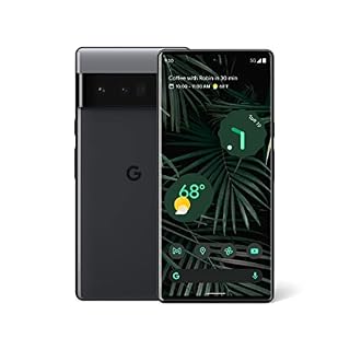 Google Pixel 6 Pro – 5G Android Phone – Unlocked Smartphone with Advanced Pixel Camera and Telephoto Lens – 128GB – Stormy Black