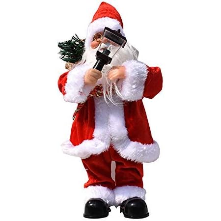 Amazon ハック ダンシングサンタクロース ダンシングサンタ サンタクロース人形 クリスマスプレゼント 奇妙なサンタクロース バッテリーが必要です 友達に贈る 身内に贈る 恋人に贈る バッテリーは付属していません B クリスマス雑貨 おもちゃ