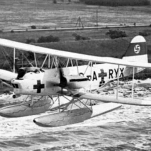 Heinkel 59 i Tj&oslash;ttafjorden