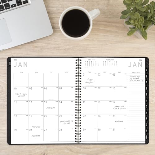 AT-A-GLANCE 2026 Planner, Monthly, 9” x 11”, Large, Contemporary, Charcoal (70260X4526) - Thumbnail 2