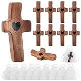 Photo Gallery saycker croci tascabili con borsa a rete, 10 pezzi, regalo di incoraggiamento a forma di croce, piccole croci in legno per alleviare lo stress sulla punta delle dita, regali per chiesa di preghiera Photo Gallery saycker croci tascabili con borsa a rete, 10 pezzi, regalo di incoraggiamento a forma di croce, piccole croci in legno per alleviare lo stress sulla punta delle dita, regali per chiesa di preghiera