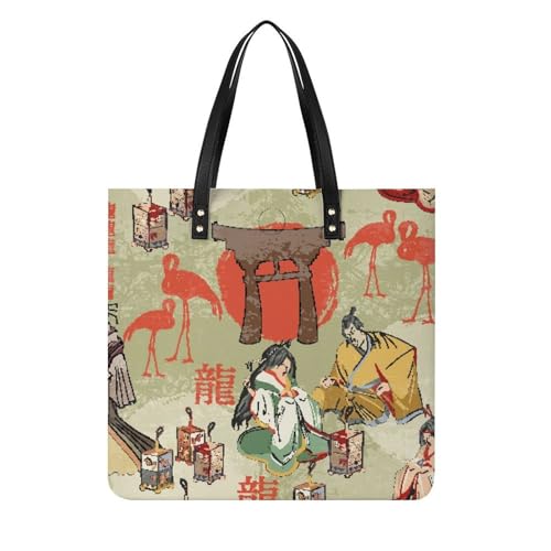 Sac à main ancien femmes grand sac shopper et cabas de voyage rétro
