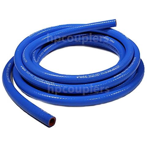 High Performance Silicone Heater Hose - 1/2" ID x 10 ft Blue (.500"|13mm) Cover