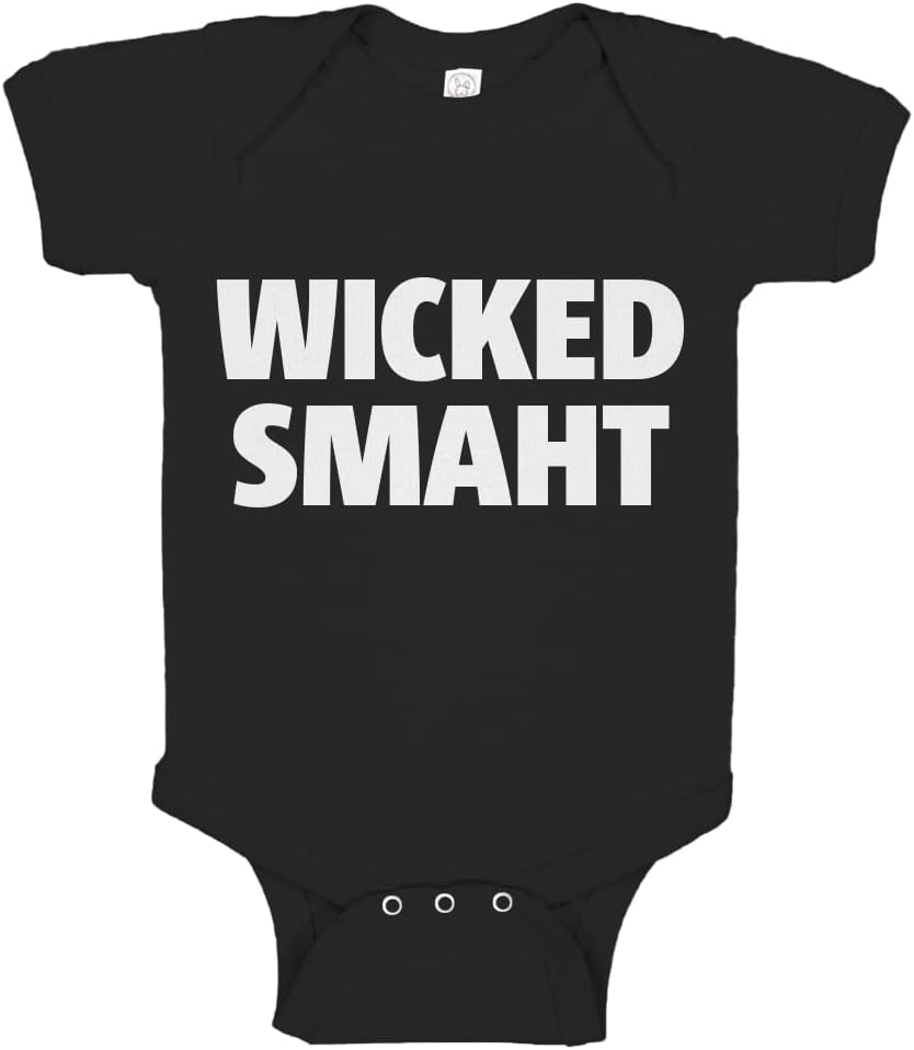 Indica Plateau Baby Romper Wicked Smaht 100% Cotton Infant Bodysuit