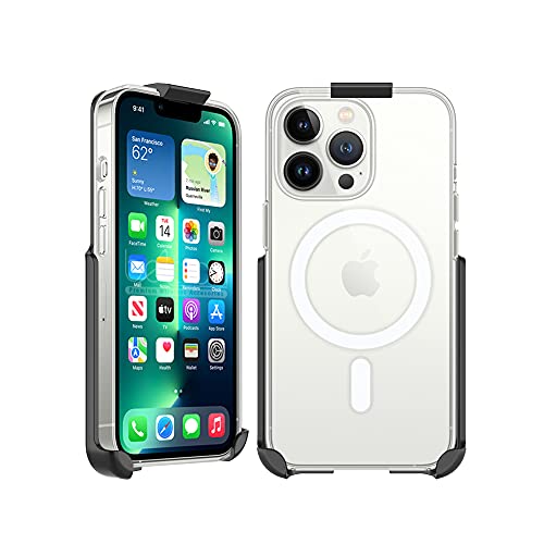 Clip ceinture iPhone 13 Pro Max BELTRON support premium ajusté pour Clear Case MagSafe - 2
