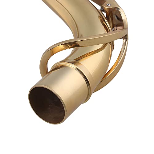Adore Pro Alto Saxophone Neck Bend 24.5mm Port Diameter of Gold-Plated Brass Removable Neck for Replacement Sax Musical Instrument Parts Accessories (US Seller) - Thumbnail 3