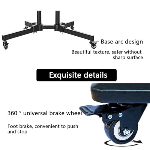 Soporte móvil para TV universal 32-65 pulgadas con ruedas miniatura 7