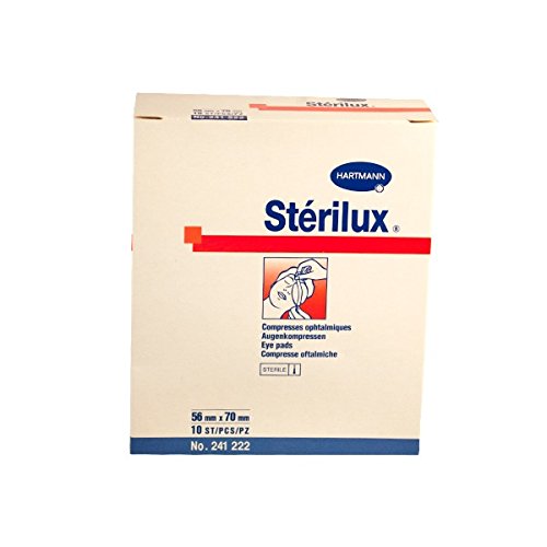 Hartmann Stérilux Pack de 10 Compresses Oculaires 56 x 70 mm