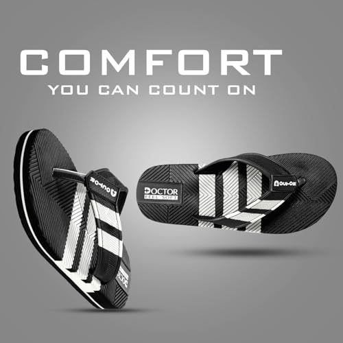 Image of Men Stylish Thong Slippers with Textured Anti-Slip Sole, Comfortable Cushioned Footbed, Lightweight Everyday Wear Slippers for Indoor and Outdoor Use