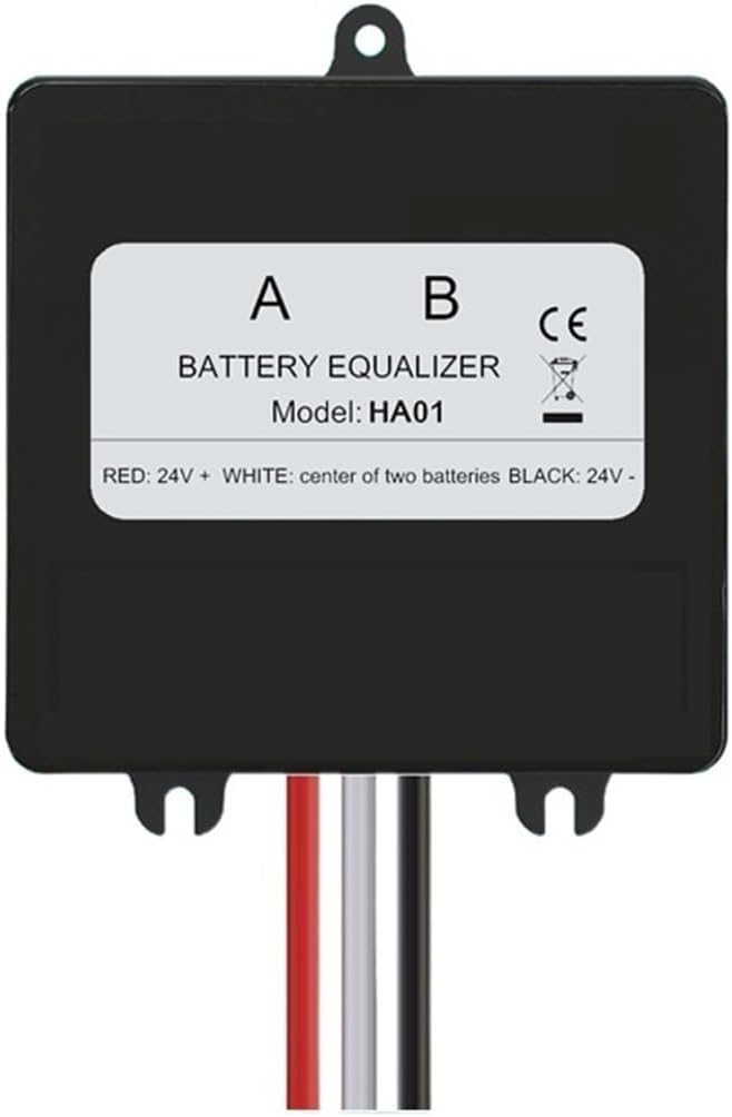 Battery Equaliser HA01 HC01 Batteries Voltage Balance 24V Battery Equalizer for Car Battery LiFePo4 Battery Connected in Parallel Series (Color : HA01 no Numerical)