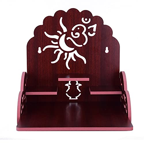 Krupasadhya Wooden Wall Hanging Temple for Home& Office | Home Showpiece Temple 1