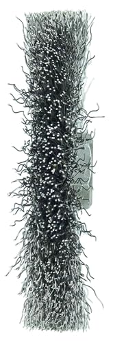 Image of Weiler 13081 4 inch Narrow Face Crimped Wire Wheel, .014 inch Steel Fill, 5 /8 inch-11 UNC Nut, Made in The USA (Pack of 5)