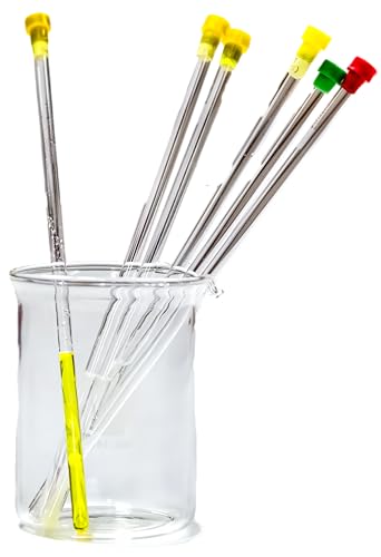 Image of Standard Series NMR Tubes with Caps | 5 mm Diameter, 7 inch Length | Pack of 10!