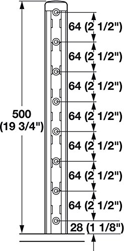 Lemans Ii Set 2-Shelf Lazy Susan With Soft-Close For Blind Base Corner Cabinets (574 Sq. Model 40, Tray Size: 12", Swings Right) #TOP4