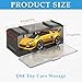 ABuff 40 Pack Toys Car Display Organizer Storage Case for Hot Car Wheels, Toy Car Storage for Mini Cars, Model and Matchbox Car, 1/64 Scale Hot Toy Wheels Display Case, 1.5 x 1.5 x 3.5 Inch