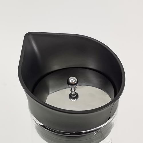 FixtureDisplays® Jarra de café gelado de imersão total de 1,5 l com bico e vedações de silicone, jar