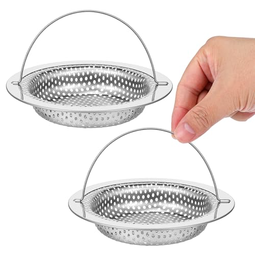 2 coladores para cocina en acero inoxidable