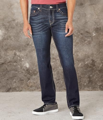True Religion Men's Rocco Skinny Fit Straight Leg Jeans2