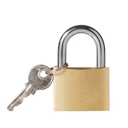 Mnuvxzaewf One Color Code Padlock, Suitcase Locks, 18Mm Mini Copper Drawer Lock Luggage Case Keyed Backpacks Jewelry Boxes Cabinet