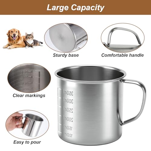 Vaso Medidor de 1.5 Tazas Acero Inoxidable miniatura 3