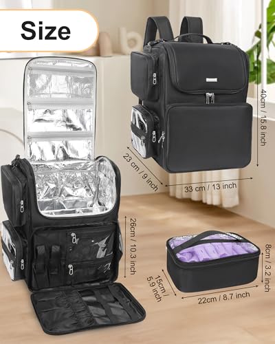 Relavel Heat-Insulated Hair Stylist Backpack