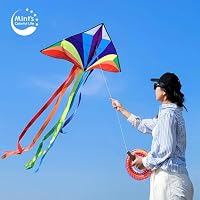 Mint's Colorful Life Rainbow Delta Drachen für Kinder & Erwachsene – Ansicht 2