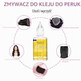 WOZUTUNT Klej do peruk w sprayu do topienia koronek Klej do peruk z koronką, Spritz Spray Tools Extra Hold With Melting Spray Wig Remover Wosk do włosów Żel do włosów Peruka z opaską dla kobiet