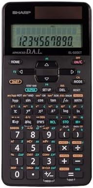 SHARP EL520XTBK 12-Digit Scientific Calculator with 420 Functions