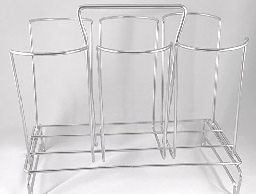 Water Bottle Drying Rack For Kitchen, Holds 6 Large Drinking Glasses Cups Sports