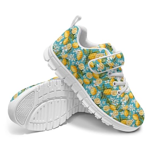 Coloranimal Kids Sneakers Walking Shoes Sports Shoes for Girls Slip On Sneakers Running Shoes Single Buckle Lace Up Shoes