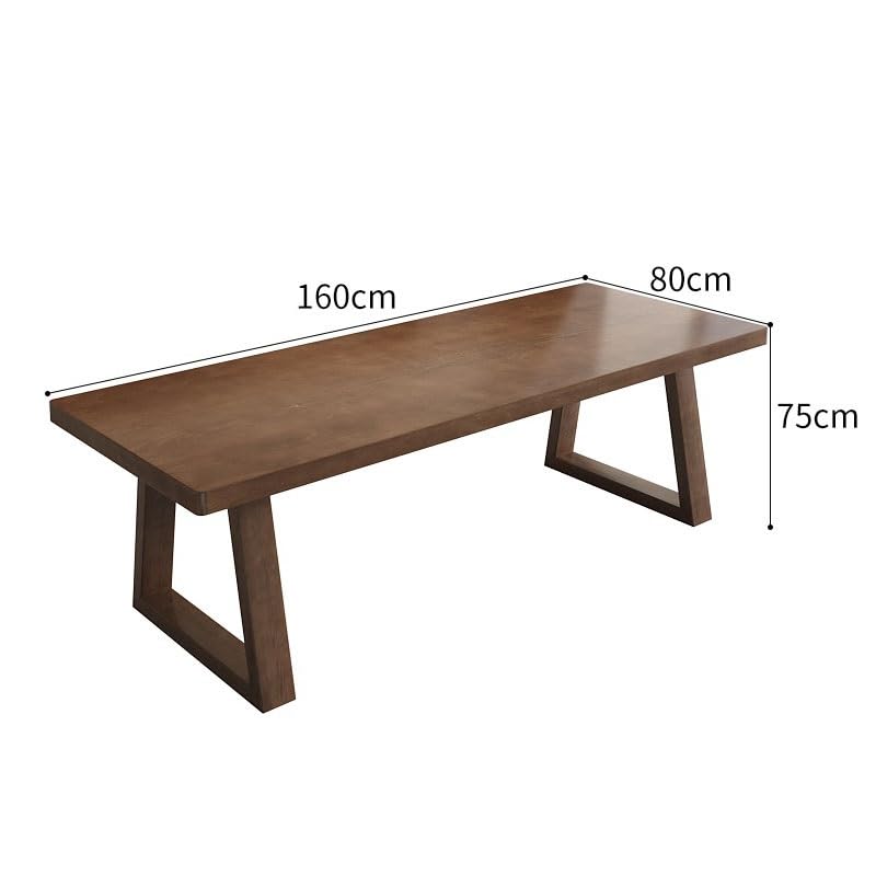Schreibtisch Massivholz-Desktop-Computertisch for Zuhause, Arbeitszimmer, Schreibtisch, Schlafzimmer, einfacher, moderner Firmenbüro-Schreibtisch, Werkbank Büro Desk(B,160 * 80 * 75cm)