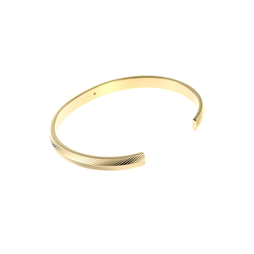 Fossil Bracciale bangle da donna in acciaio inossidabile con bracciale aperto