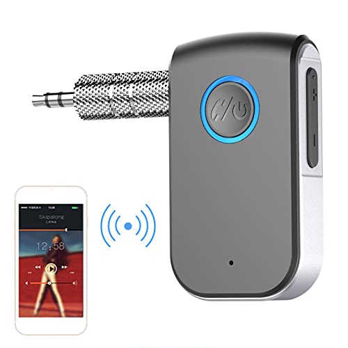 MSXU Adaptateur sans Fil auxiliaire | Émetteur récepteur sans Fil - Récepteur sans Fil pour Diffusion de Musique, Connexion Double Appareil pour Voiture, chaîne stéréo, Casque, Haut-parleurs Adawd Cover