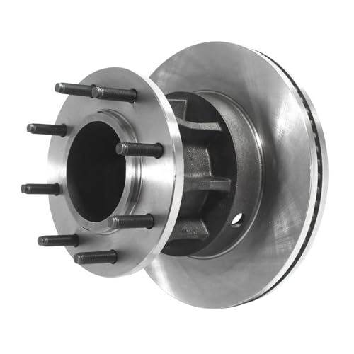 Image of Detroit Axle - RWD Front Brake Rotors for 2013-2026 Ford F-350 Super Duty [DRW], Disc Brake Rotors Replacement : 14.29 inch inch Front Rotors
