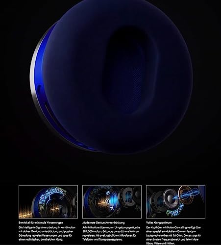 Dyson Zone Absolute Bluetooth Kopfhörer Kabellos mit Luftreinigungsfunktion Nachtblau/ Kupfer, Headphone aktive Geräuschunterdrückung-4