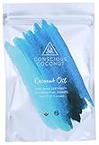 Certified Organic, Fair Trade Coconut Oil Packets, Cold-Pressed Virgin Coconut Oil for Skin Care and...