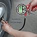 Uharbour Digital Air Pressure Gauge with 1/4'' NPT Bottom Connector and Rubber Protector, 5-200psi Tire Pressure Gauge, Accuracy 1% F.S.