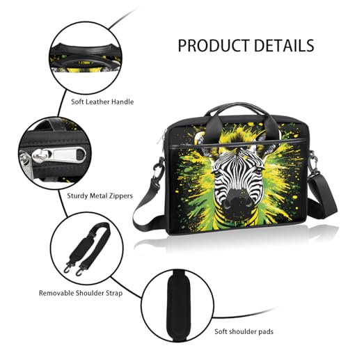 Bolso para laptop Splashes Animal Zebra 15 pulgadas miniatura 4