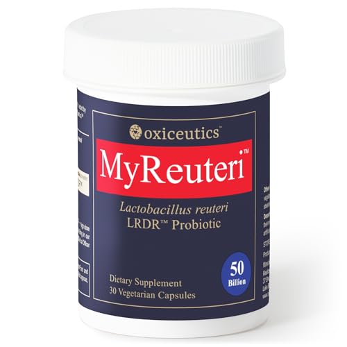 Image of MyReuteri 50 Billion CFU Probiotic - Intensive-Strength L. reuteri LRDR + FOS Prebiotic - by Dr. William Davis - Makes Yogurt-Like Superfood - 30 Veg Capsules