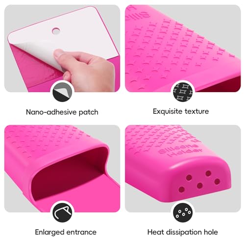 Soporte de silicona resistente al calor para plancha de pelo miniatura 2