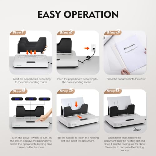 Mxmoonant BRF119 Thermal Binding Machine Pro 500 Sheets thumb #4