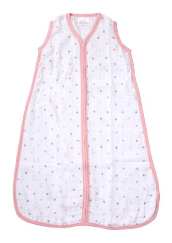 aden + anais 100% Cotton Muslin Sleeping Bag, Oh Girl!, Large