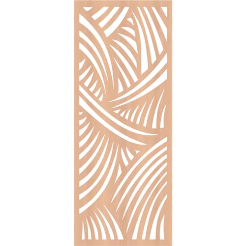 Image of Chester Decorative Pierced Fretwork Wood Wall Panels, 11 3 /8 inchW x 29 3 /8 inchH x 1 /4 inchT, Alder