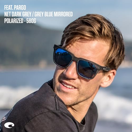 Image of Costa Del Mar Mens Pargo Aviator Sunglasses