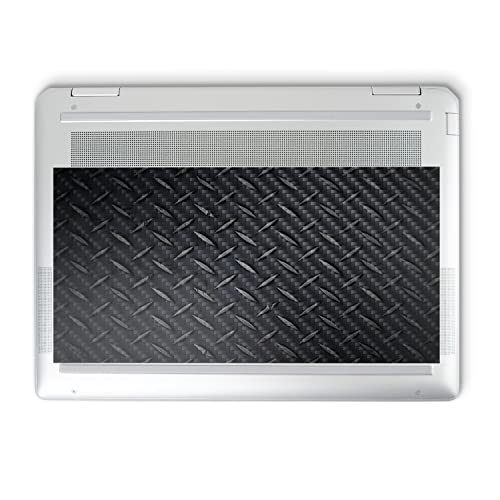 Image of MightySkins Carbon Fiber Skin Compatible with HP Spectre x360 14 inch (2022) Full Wrap Kit - Black Diamond Plate | Protective, Durable Textured Carbon Fiber Finish | Easy to Apply | Made in The USA
