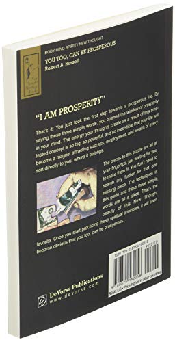 YOU TOO CAN BE PROSPEROUS: The Spiritual Secrets of Abundance and Prosperity
