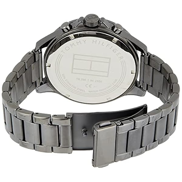 Tommy Hilfiger Heren analoog quartz horloge met roestvrijstalen band 1791719