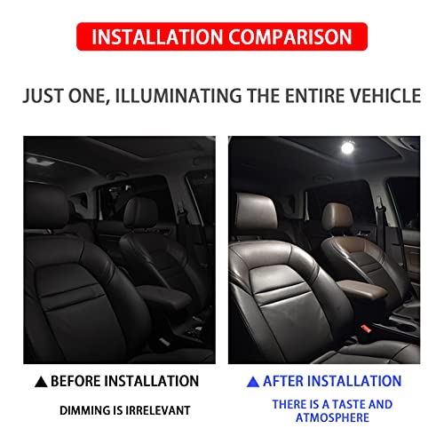 Beypovk 41Mm Car Led Bulb, 6000K Pure White Bright Interior Car Lights, Error Free 9-Smd 5630 Chipsets De3021 Bulb For Car Dome Light Map Light License Plate Lights (4 Pcs) #TOP4