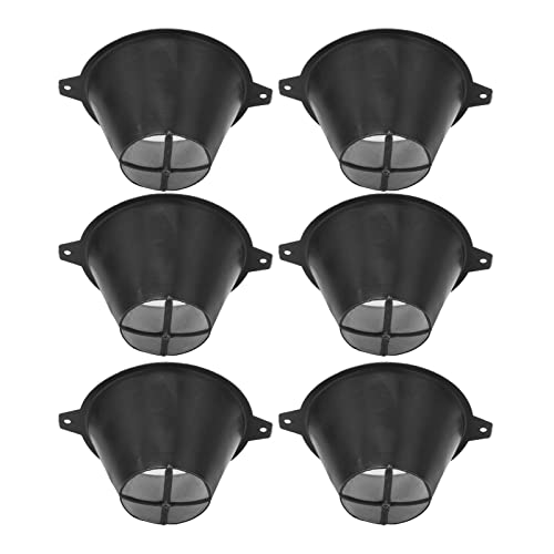 Filtro de Pintura de Plástico de 6 Uds con Malla Fina de Nailon Coladores de Pintura Reutilizables Red de Embudo para Residuos de Alimentos de Aceite a Base de Agua 100mm/3,9